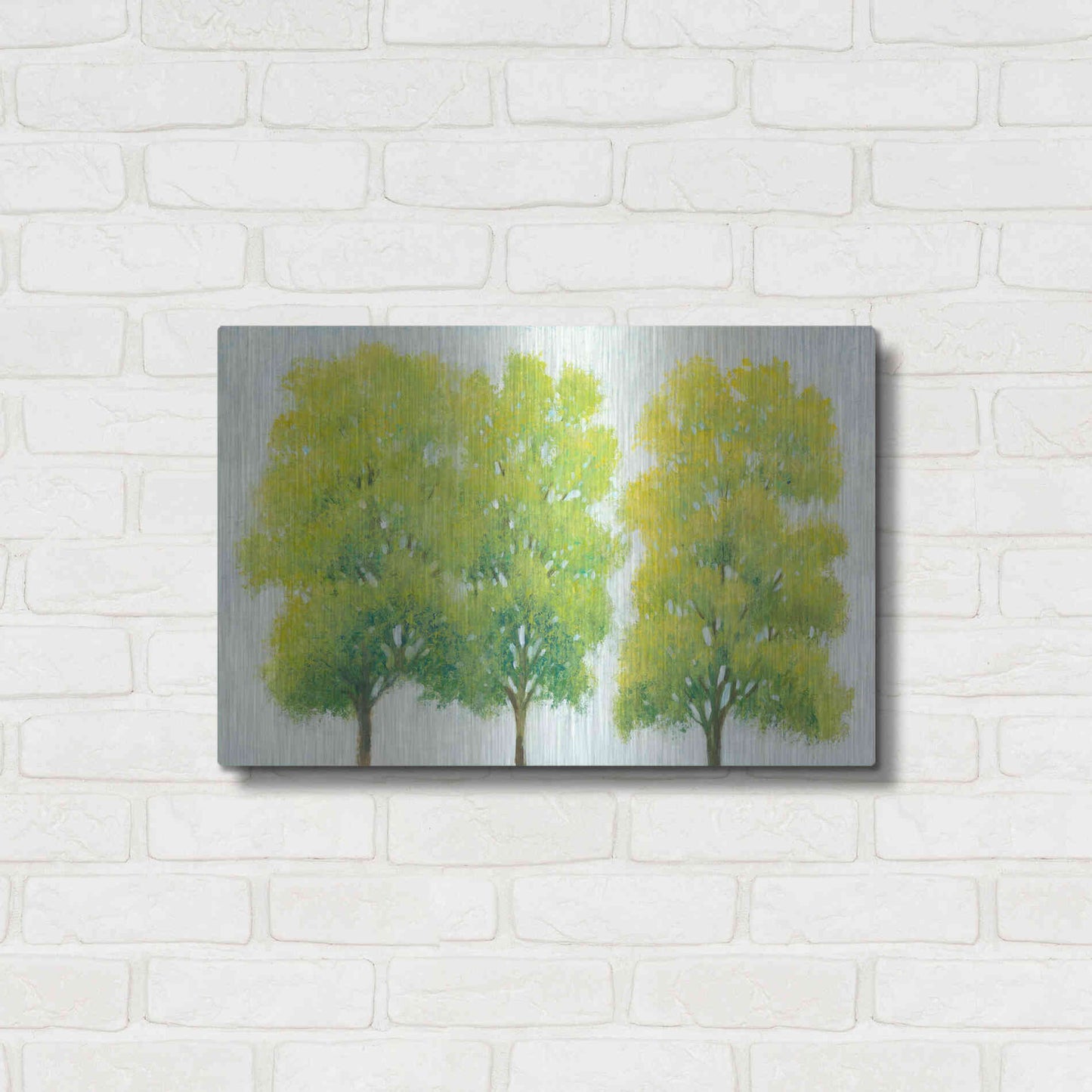 Luxe Metal Art 'Spring Eternal I' by Tim O'Toole, Metal Wall Art,24x16