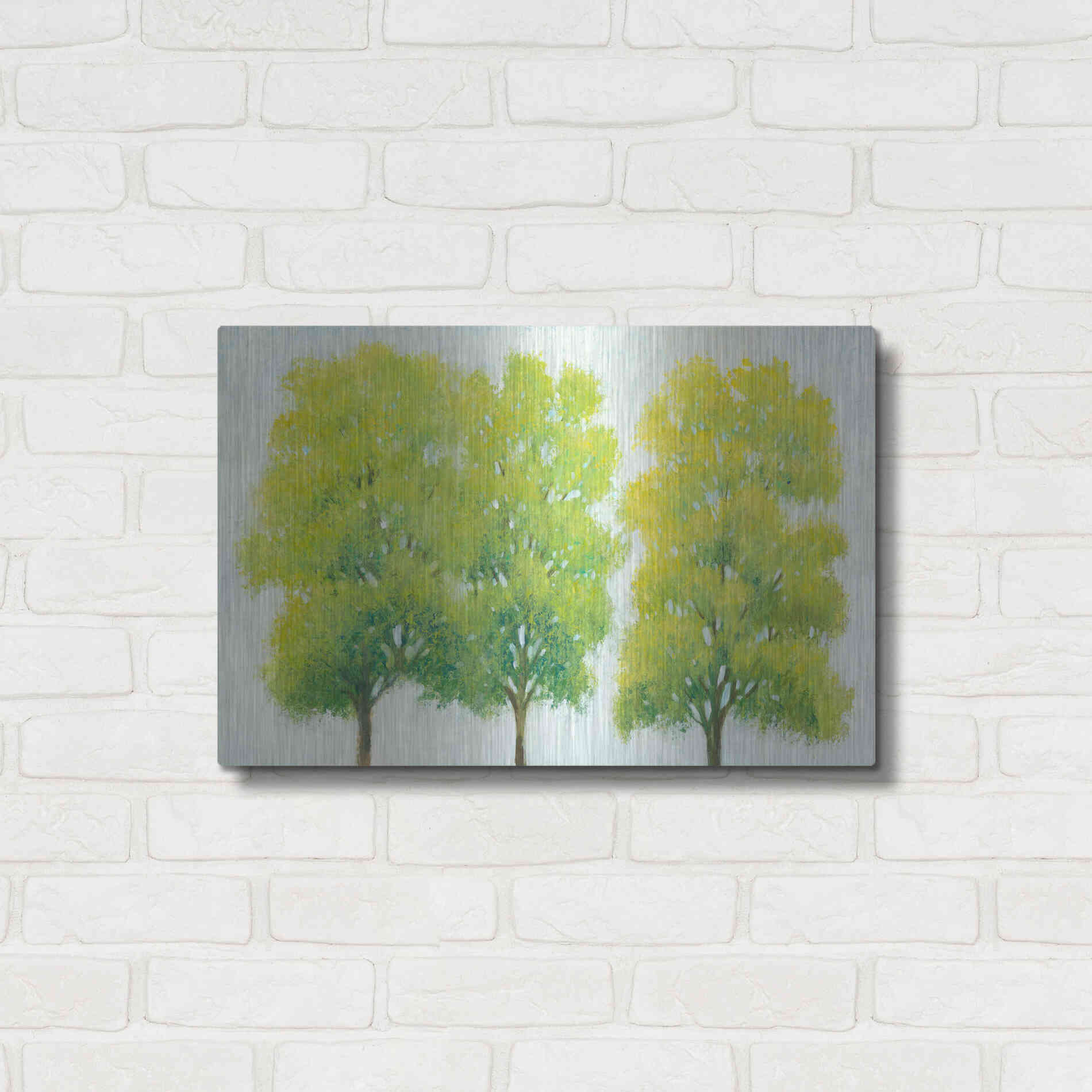 Luxe Metal Art 'Spring Eternal I' by Tim O'Toole, Metal Wall Art,24x16