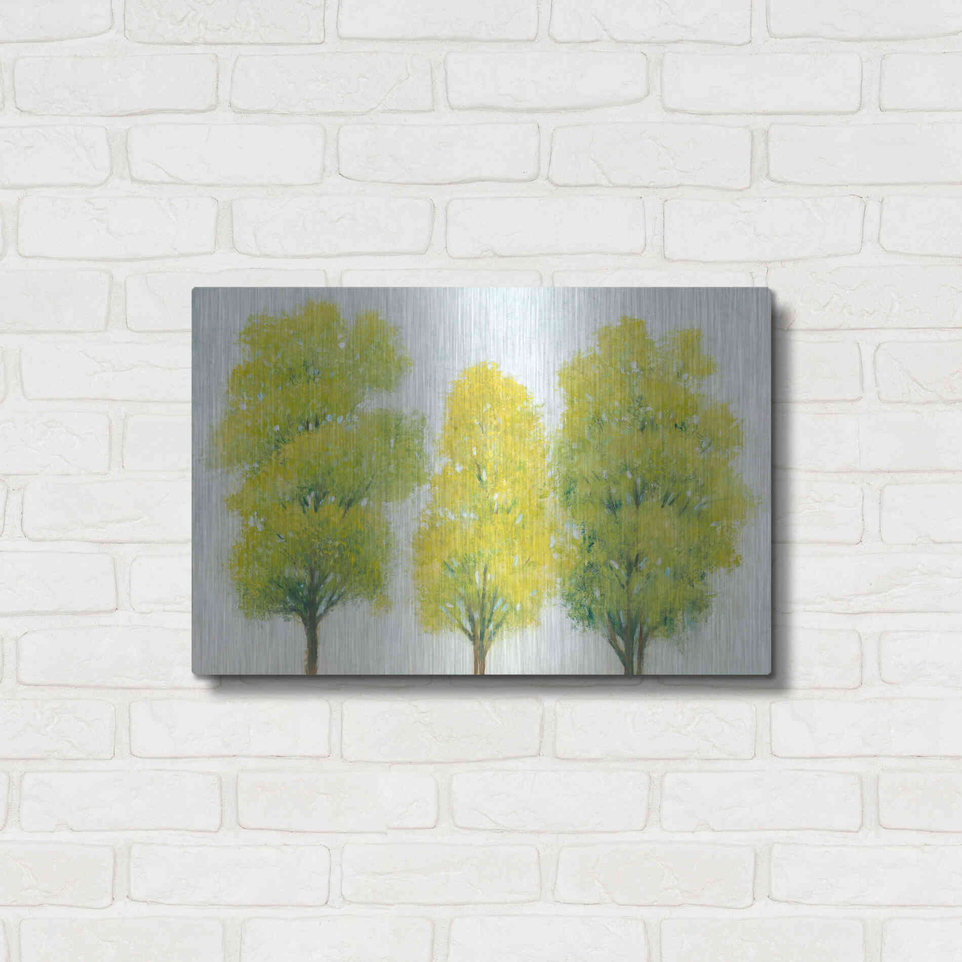 Luxe Metal Art 'Spring Eternal II' by Tim O'Toole, Metal Wall Art,24x16