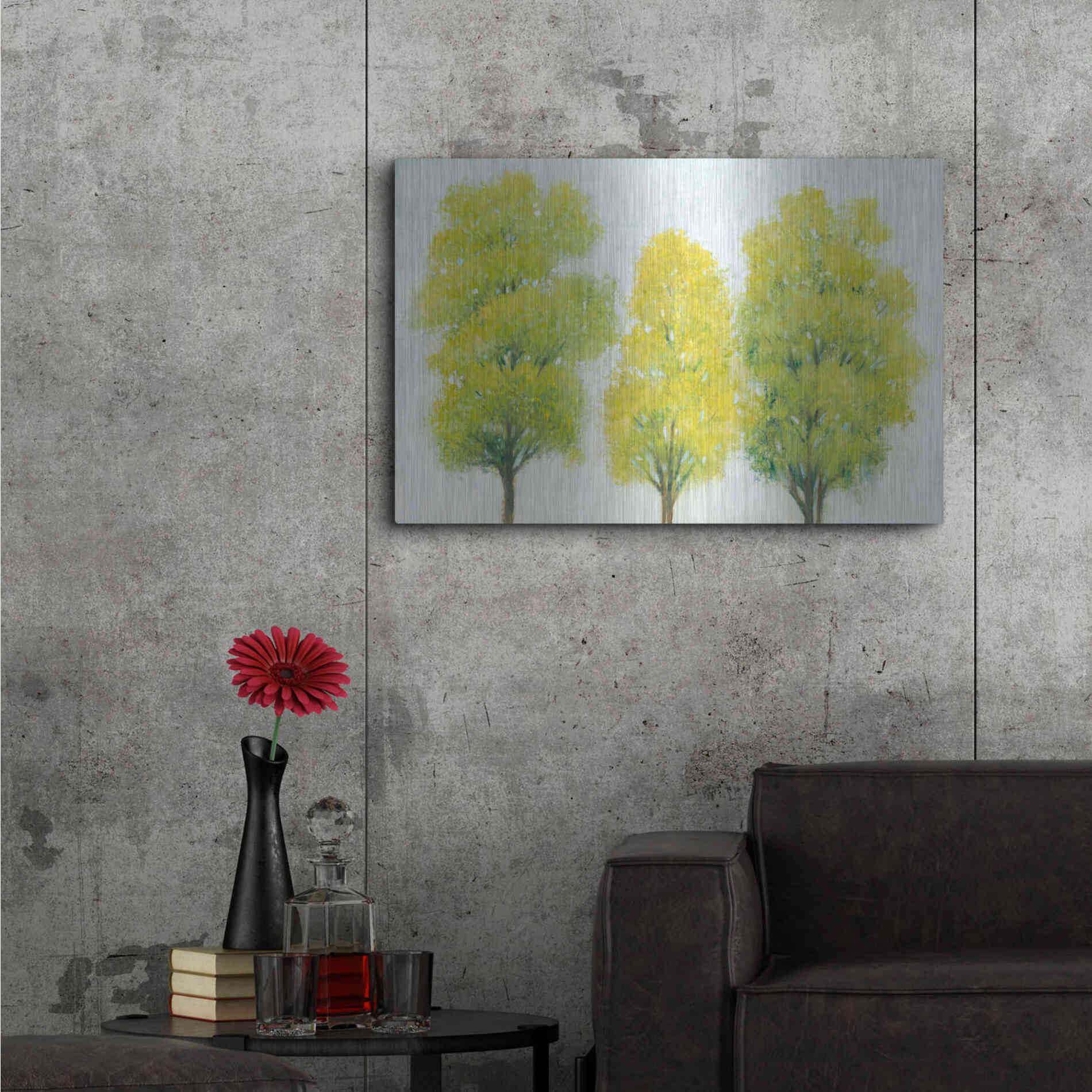 Luxe Metal Art 'Spring Eternal II' by Tim O'Toole, Metal Wall Art,36x24