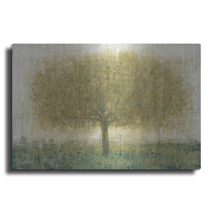 Luxe Metal Art 'Summer Day Tree I' by Tim O'Toole, Metal Wall Art