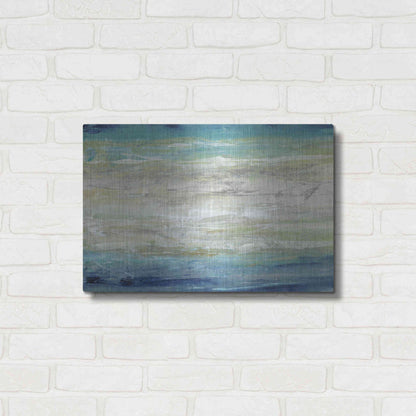 Luxe Metal Art 'Wave Length I' by Tim O'Toole, Metal Wall Art,24x16