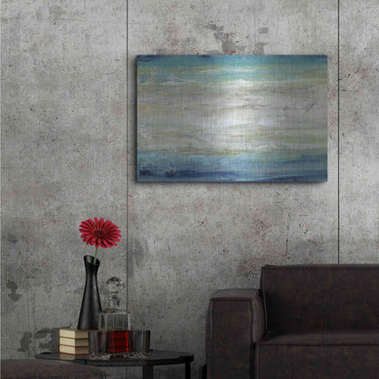 Luxe Metal Art 'Wave Length I' by Tim O'Toole, Metal Wall Art,36x24
