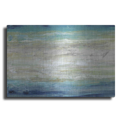Luxe Metal Art 'Wave Length I' by Tim O'Toole, Metal Wall Art
