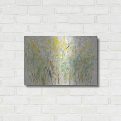 Luxe Metal Art 'Floral Cluster I' by Tim O'Toole, Metal Wall Art,24x16