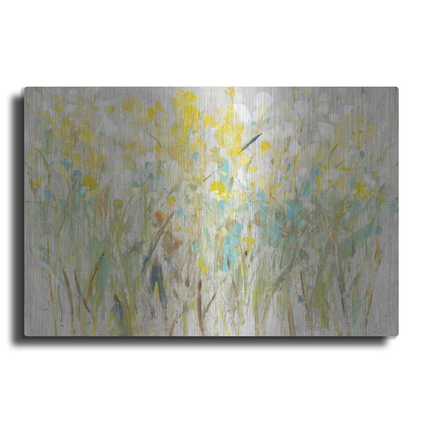 Luxe Metal Art 'Floral Cluster I' by Tim O'Toole, Metal Wall Art