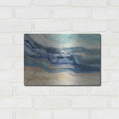 Luxe Metal Art 'Currents' by Albena Hristova, Metal Wall Art,16x12