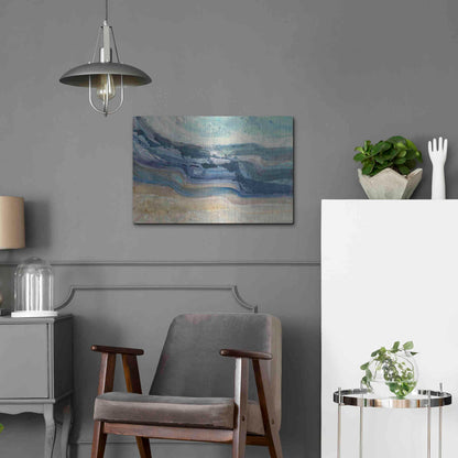 Luxe Metal Art 'Currents' by Albena Hristova, Metal Wall Art,24x16