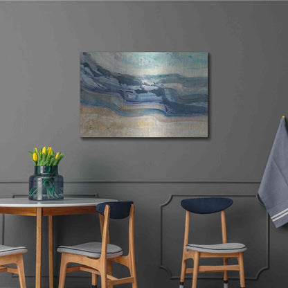 Luxe Metal Art 'Currents' by Albena Hristova, Metal Wall Art,36x24