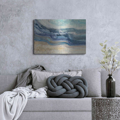 Luxe Metal Art 'Currents' by Albena Hristova, Metal Wall Art,36x24