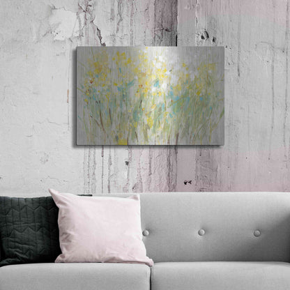 Luxe Metal Art 'Floral Cluster II' by Tim O'Toole, Metal Wall Art,36x24