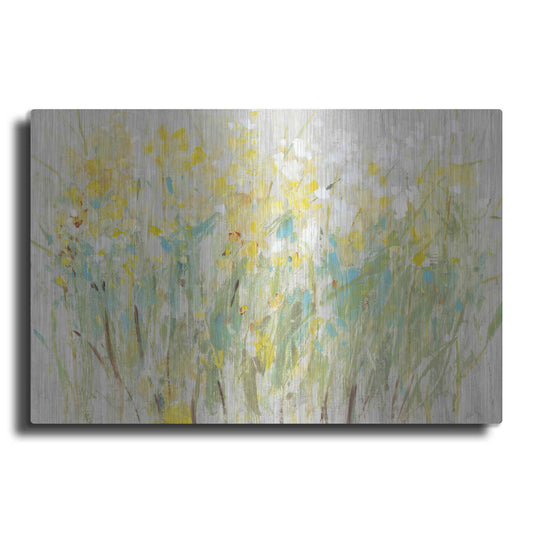 Luxe Metal Art 'Floral Cluster II' by Tim O'Toole, Metal Wall Art