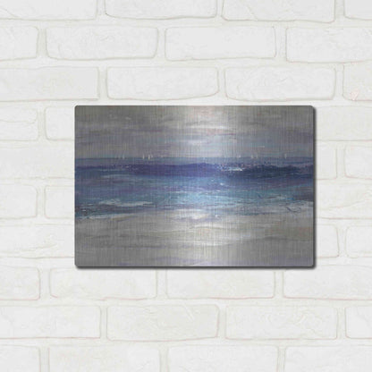 Luxe Metal Art 'Distant Regatta II' by Tim O'Toole, Metal Wall Art,16x12