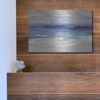 Luxe Metal Art 'Distant Regatta II' by Tim O'Toole, Metal Wall Art,16x12