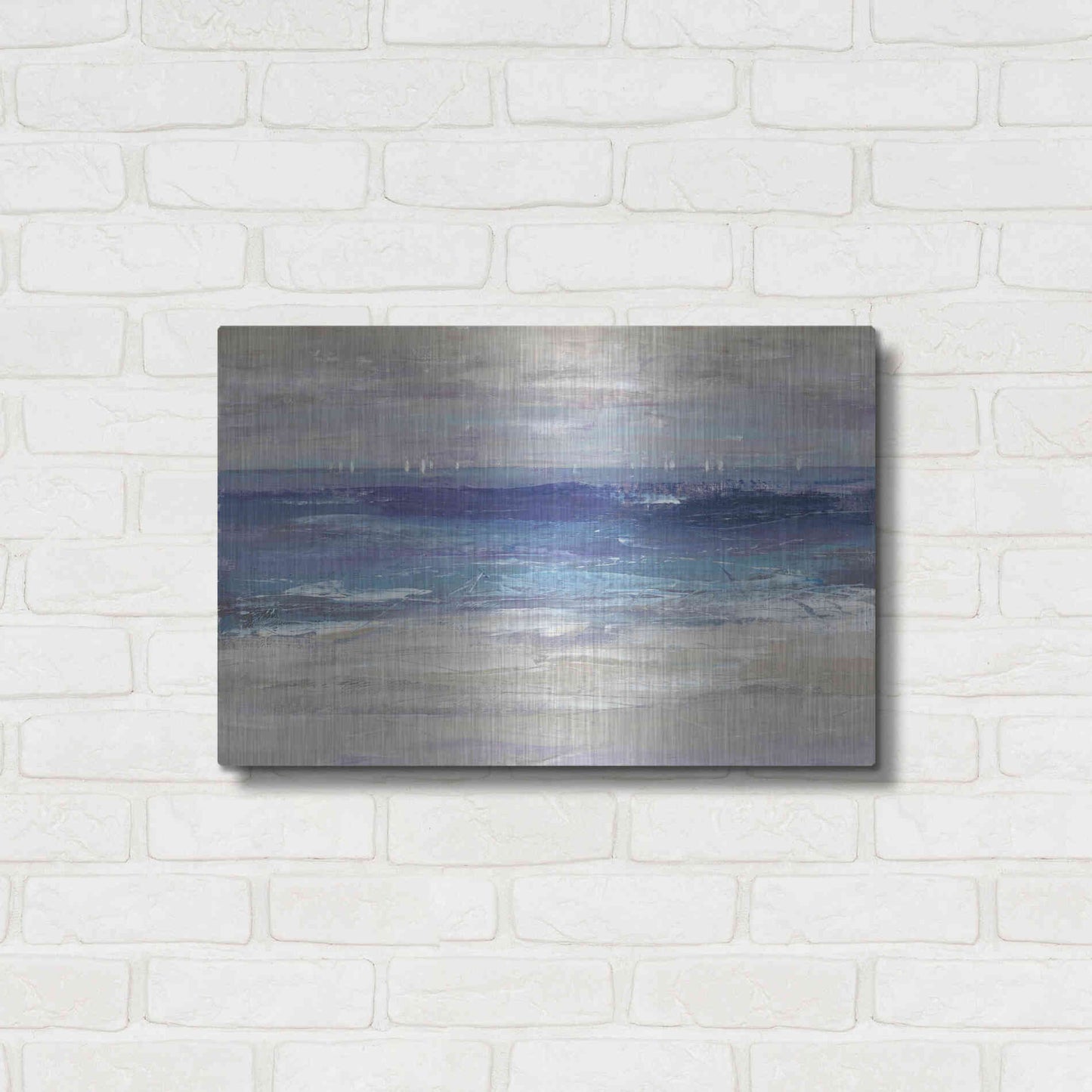 Luxe Metal Art 'Distant Regatta II' by Tim O'Toole, Metal Wall Art,24x16