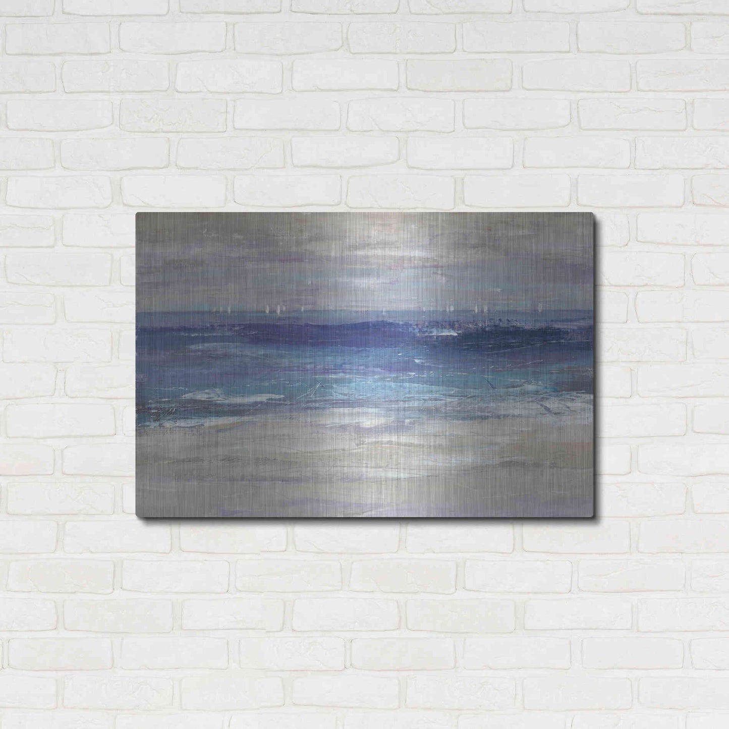 Luxe Metal Art 'Distant Regatta II' by Tim O'Toole, Metal Wall Art,36x24