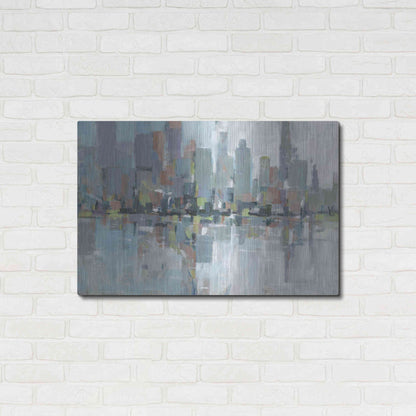 Luxe Metal Art 'Metro II' by Tim O'Toole, Metal Wall Art,36x24