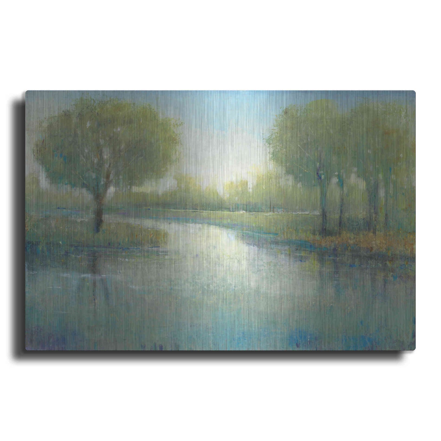 Luxe Metal Art 'Winding River II' by Tim O'Toole, Metal Wall Art