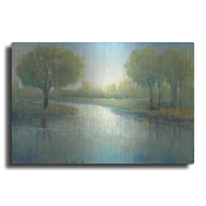 Luxe Metal Art 'Winding River II' by Tim O'Toole, Metal Wall Art