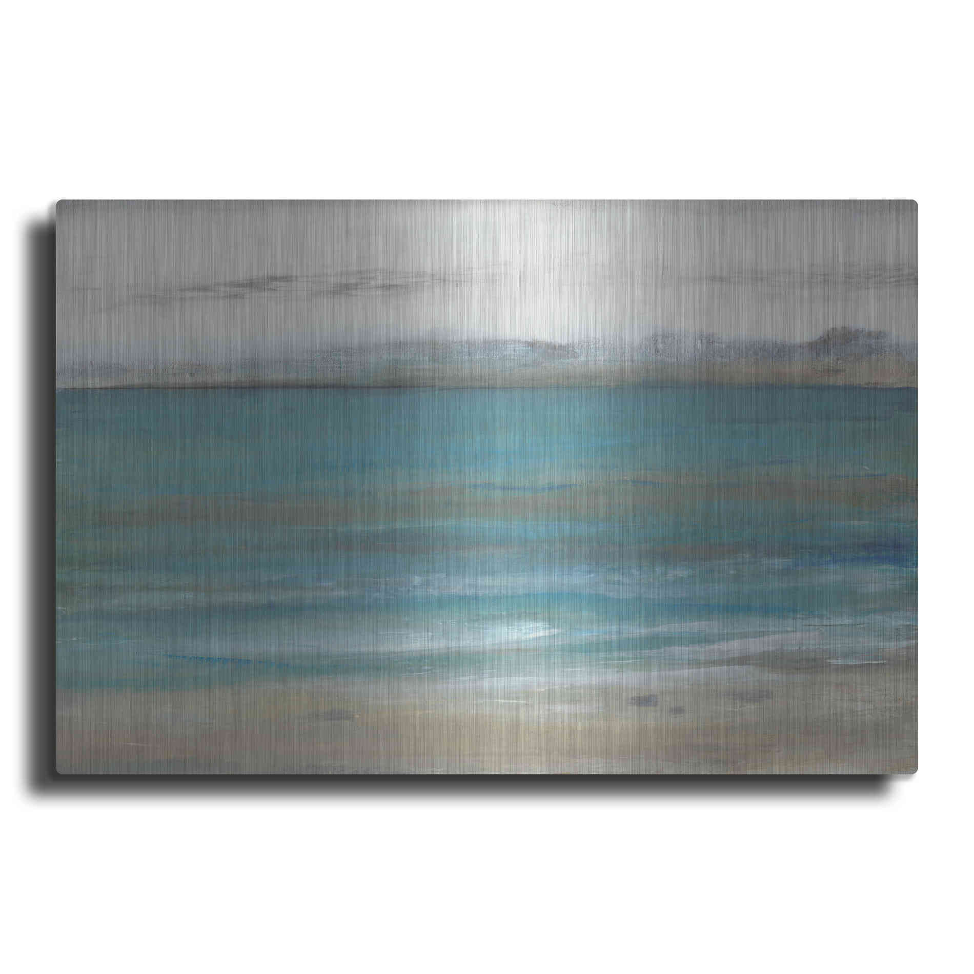 Luxe Metal Art 'Seashore I' by Tim O'Toole, Metal Wall Art
