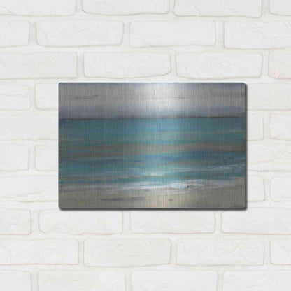 Luxe Metal Art 'Seashore II' by Tim O'Toole, Metal Wall Art,16x12