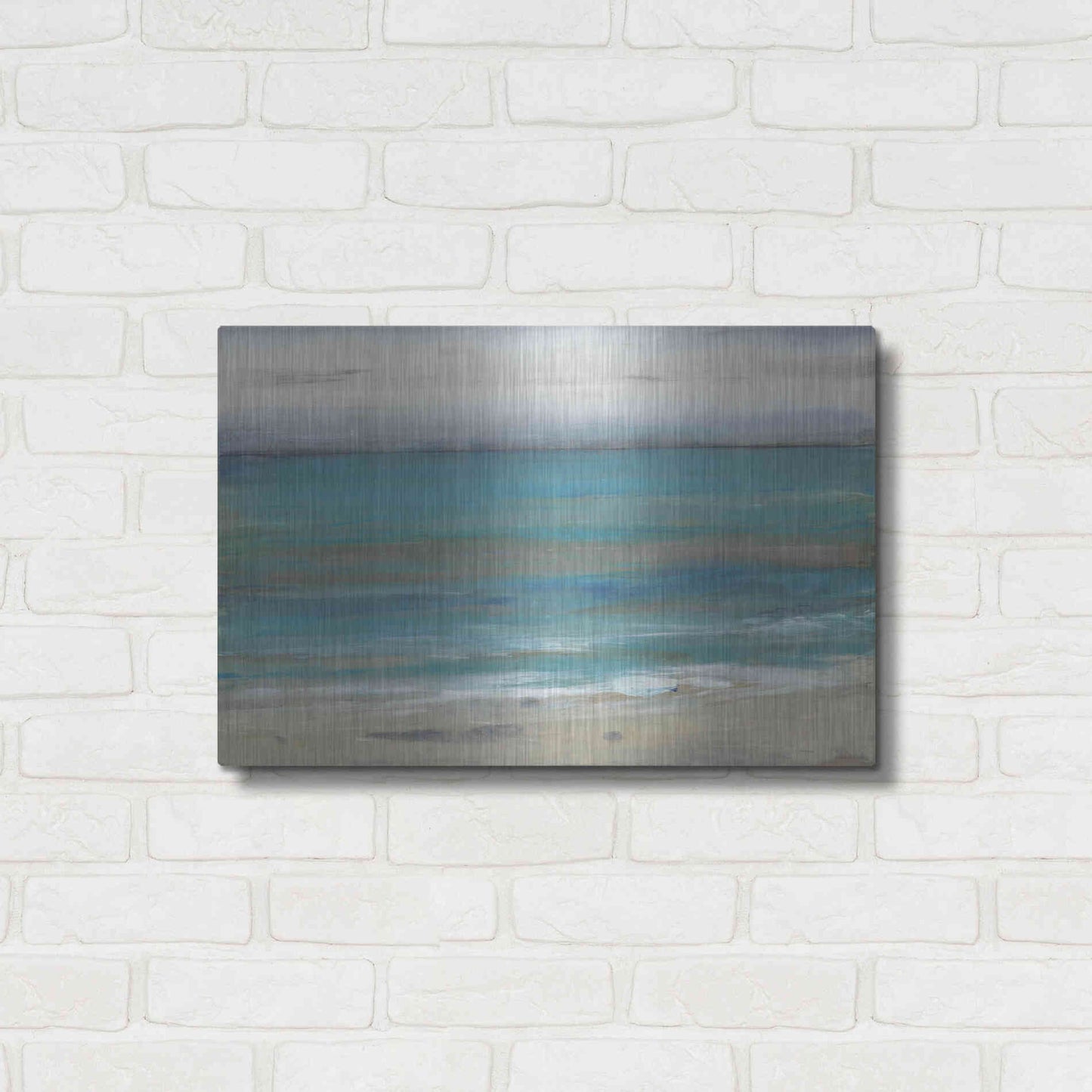 Luxe Metal Art 'Seashore II' by Tim O'Toole, Metal Wall Art,24x16