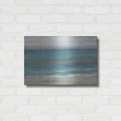 Luxe Metal Art 'Seashore II' by Tim O'Toole, Metal Wall Art,24x16
