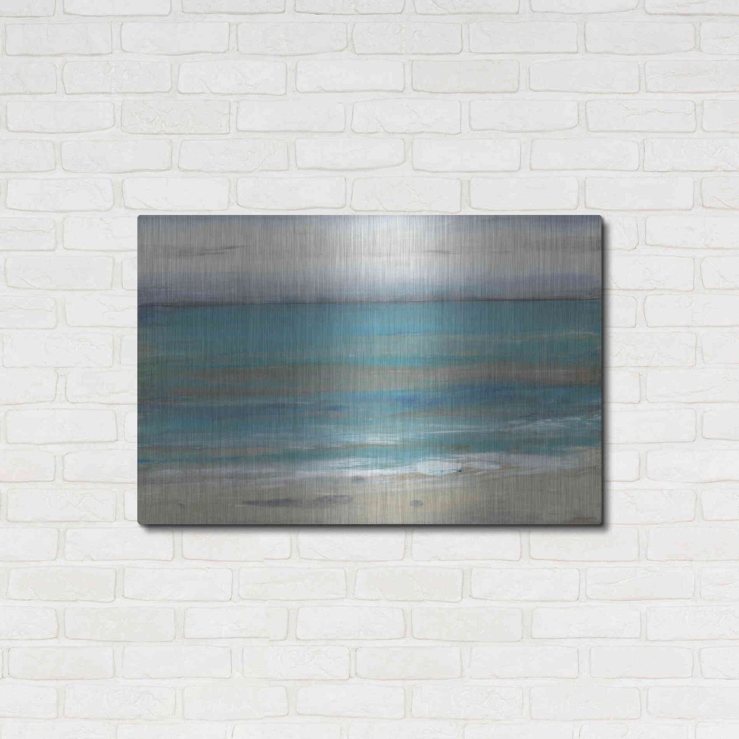 Luxe Metal Art 'Seashore II' by Tim O'Toole, Metal Wall Art,36x24