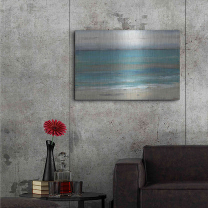 Luxe Metal Art 'Seashore II' by Tim O'Toole, Metal Wall Art,36x24