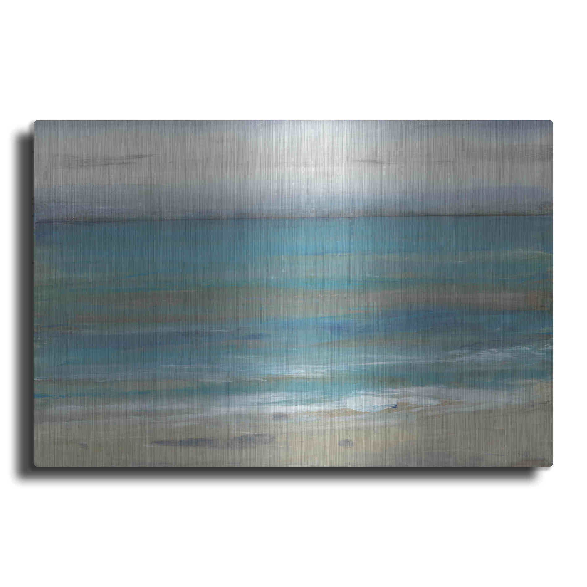 Luxe Metal Art 'Seashore II' by Tim O'Toole, Metal Wall Art