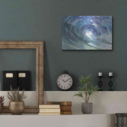 Luxe Metal Art 'Curl' by Albena Hristova, Metal Wall Art,16x12