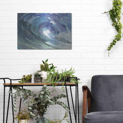 Luxe Metal Art 'Curl' by Albena Hristova, Metal Wall Art,16x12