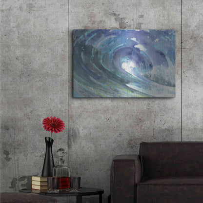Luxe Metal Art 'Curl' by Albena Hristova, Metal Wall Art,36x24