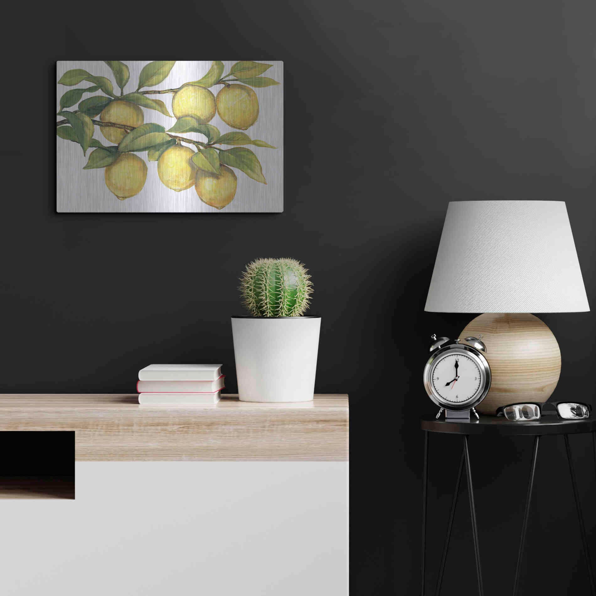 Luxe Metal Art 'Ripe for Picking II' by Tim O'Toole, Metal Wall Art,24x16