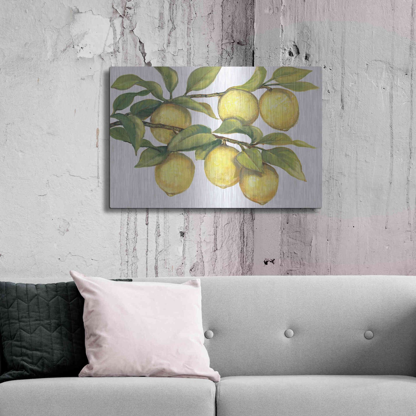 Luxe Metal Art 'Ripe for Picking II' by Tim O'Toole, Metal Wall Art,36x24