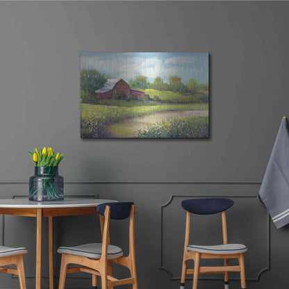 Luxe Metal Art 'Rural America II' by Tim O'Toole, Metal Wall Art,36x24