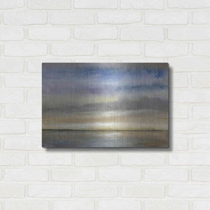 Luxe Metal Art 'Evening Calm I' by Tim O'Toole, Metal Wall Art,24x16