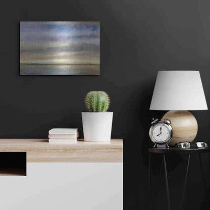 Luxe Metal Art 'Evening Calm I' by Tim O'Toole, Metal Wall Art,24x16