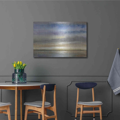 Luxe Metal Art 'Evening Calm I' by Tim O'Toole, Metal Wall Art,36x24