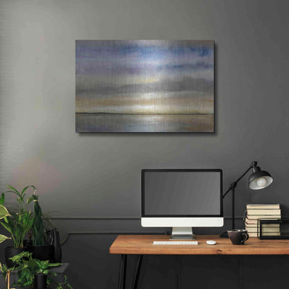 Luxe Metal Art 'Evening Calm I' by Tim O'Toole, Metal Wall Art,36x24