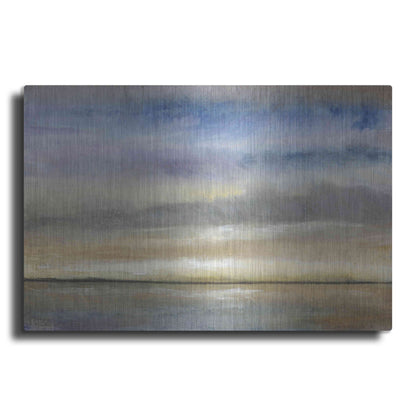 Luxe Metal Art 'Evening Calm I' by Tim O'Toole, Metal Wall Art