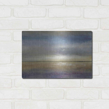 Luxe Metal Art 'Evening Calm II' by Tim O'Toole, Metal Wall Art,16x12
