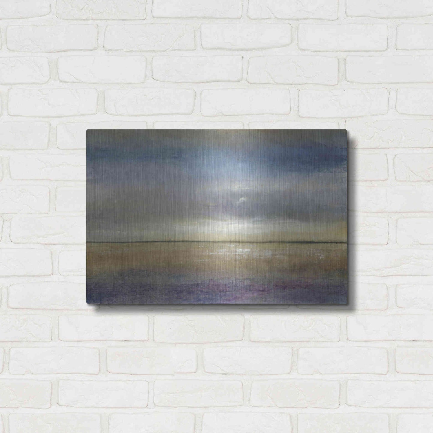 Luxe Metal Art 'Evening Calm II' by Tim O'Toole, Metal Wall Art,24x16