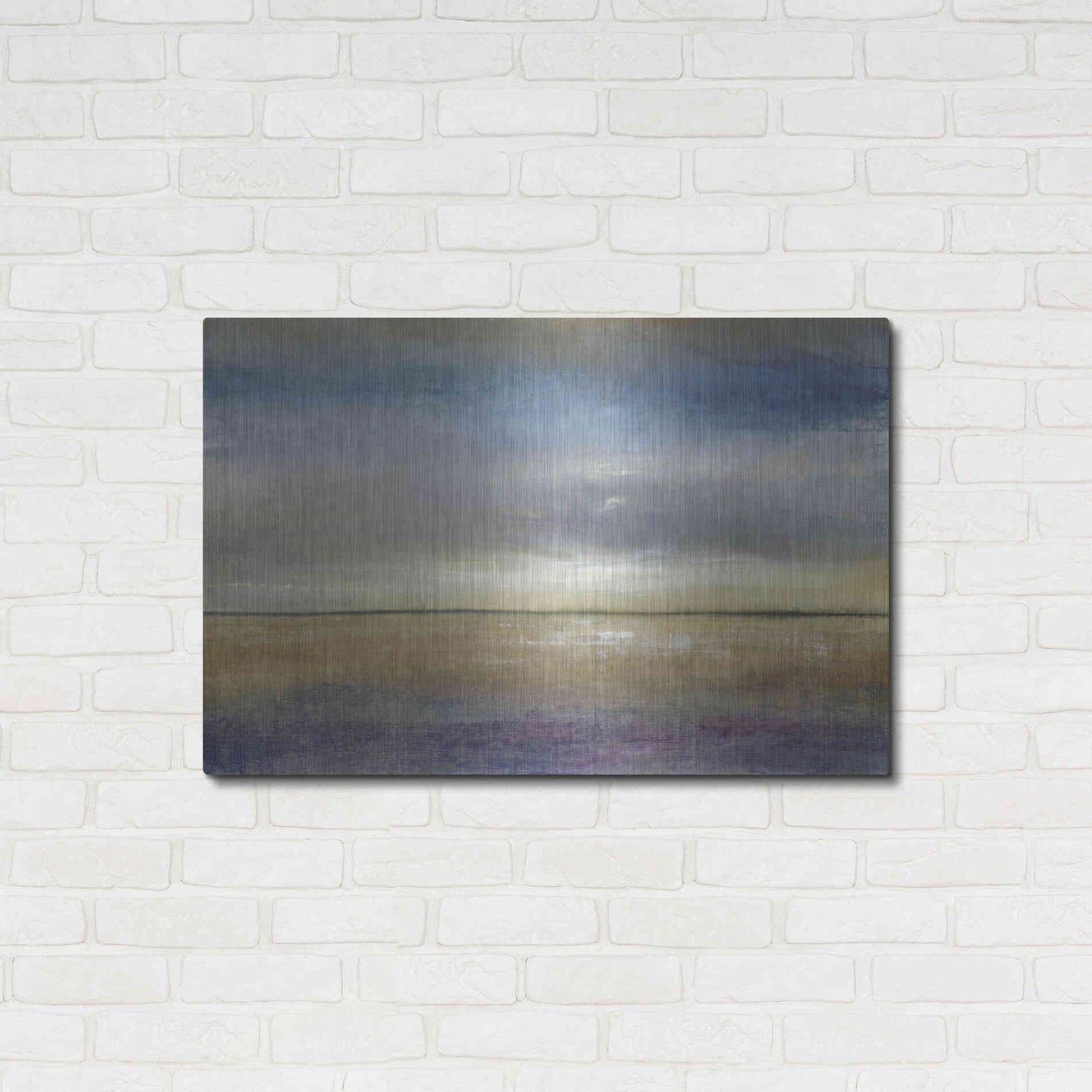 Luxe Metal Art 'Evening Calm II' by Tim O'Toole, Metal Wall Art,36x24