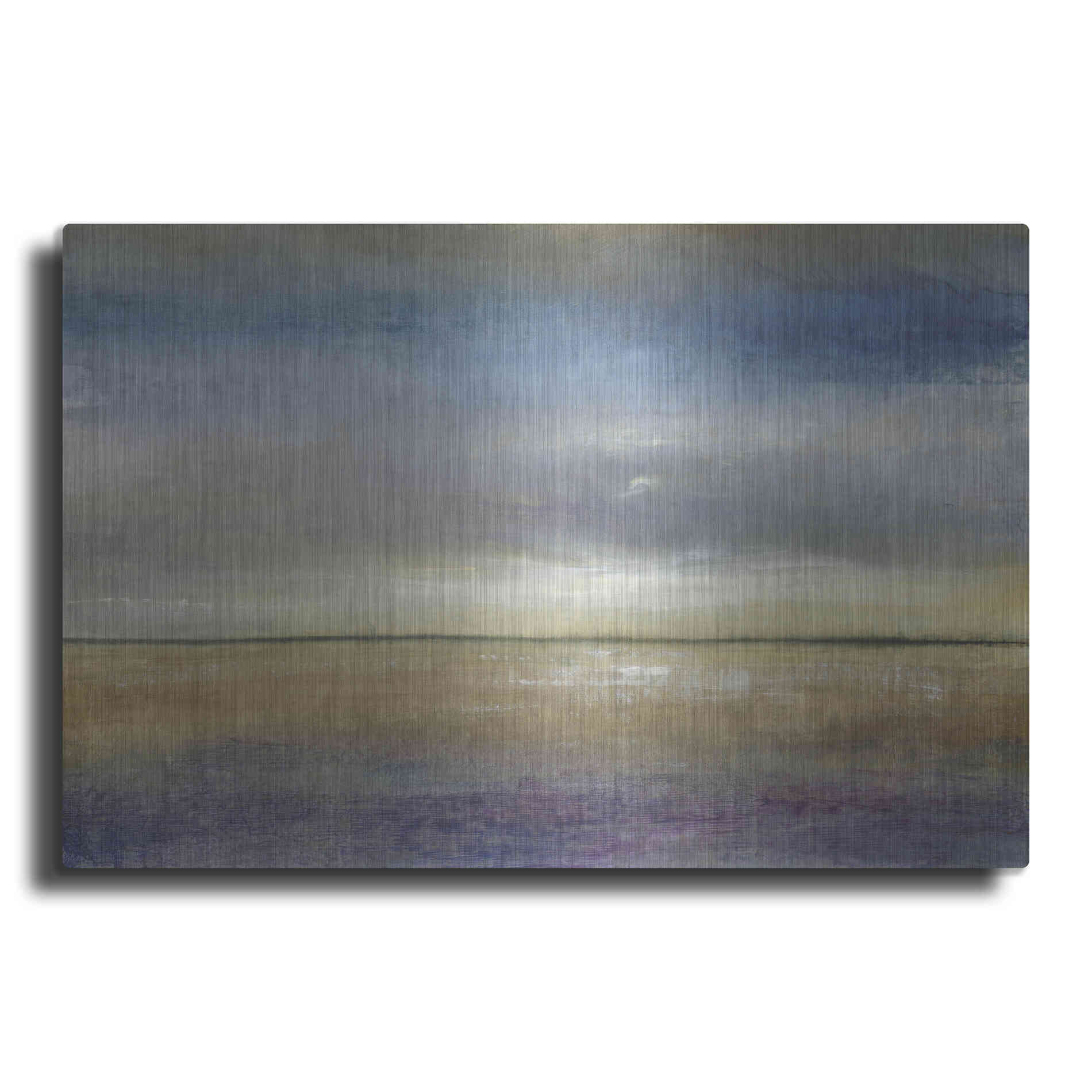 Luxe Metal Art 'Evening Calm II' by Tim O'Toole, Metal Wall Art
