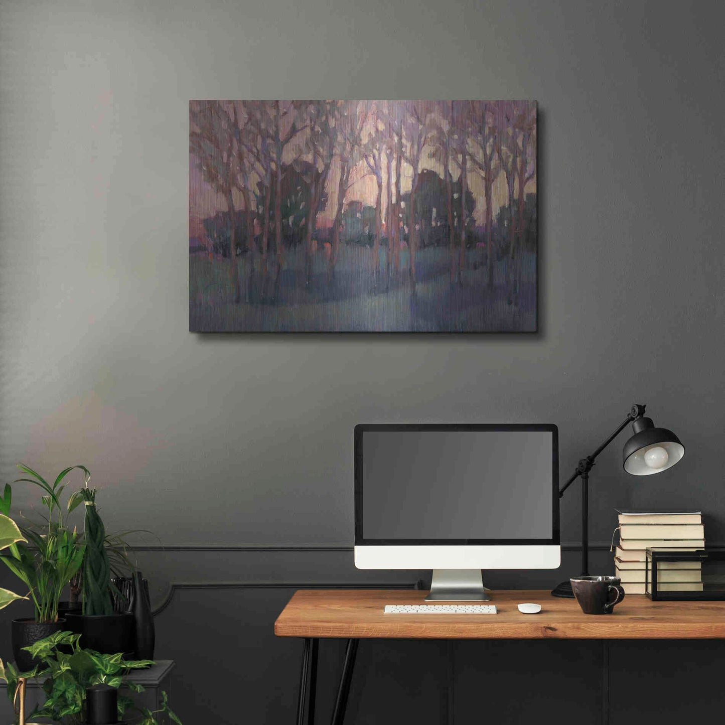 Luxe Metal Art 'Morning Light I' by Tim O'Toole, Metal Wall Art,36x24