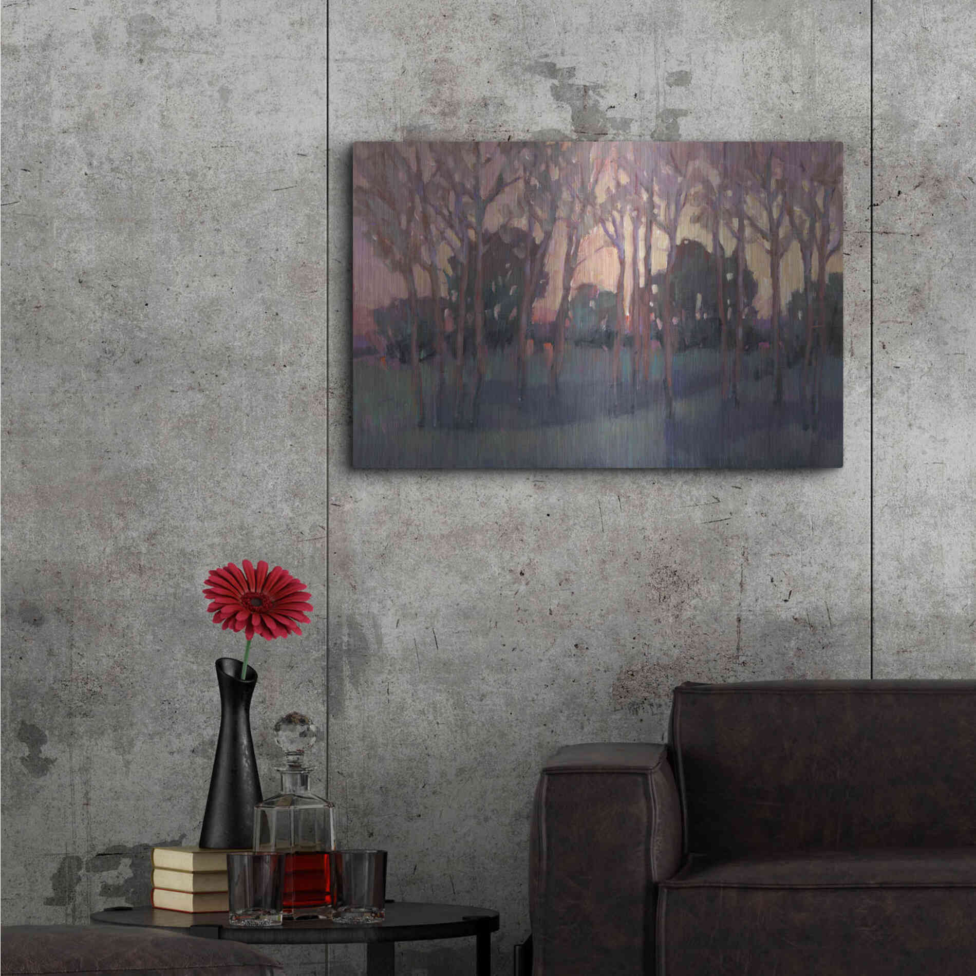 Luxe Metal Art 'Morning Light I' by Tim O'Toole, Metal Wall Art,36x24