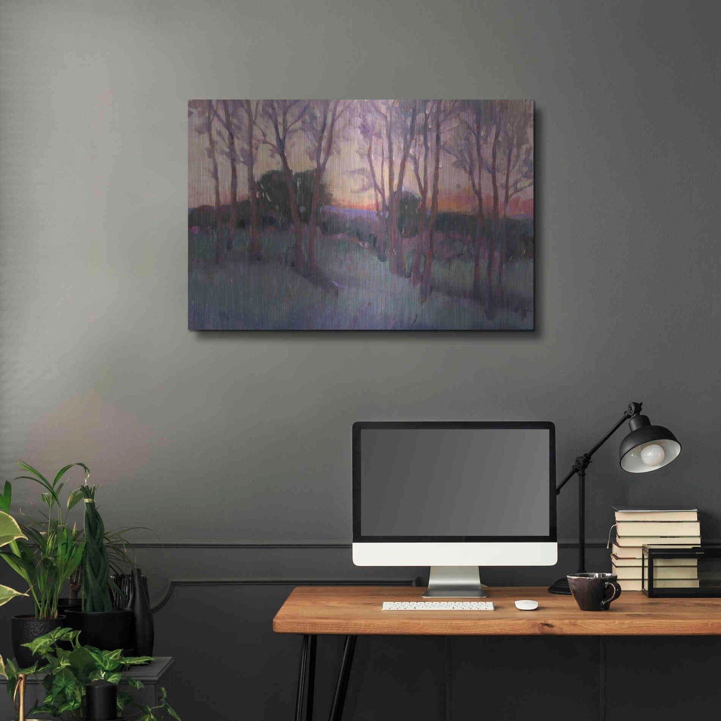 Luxe Metal Art 'Morning Light II' by Tim O'Toole, Metal Wall Art,36x24