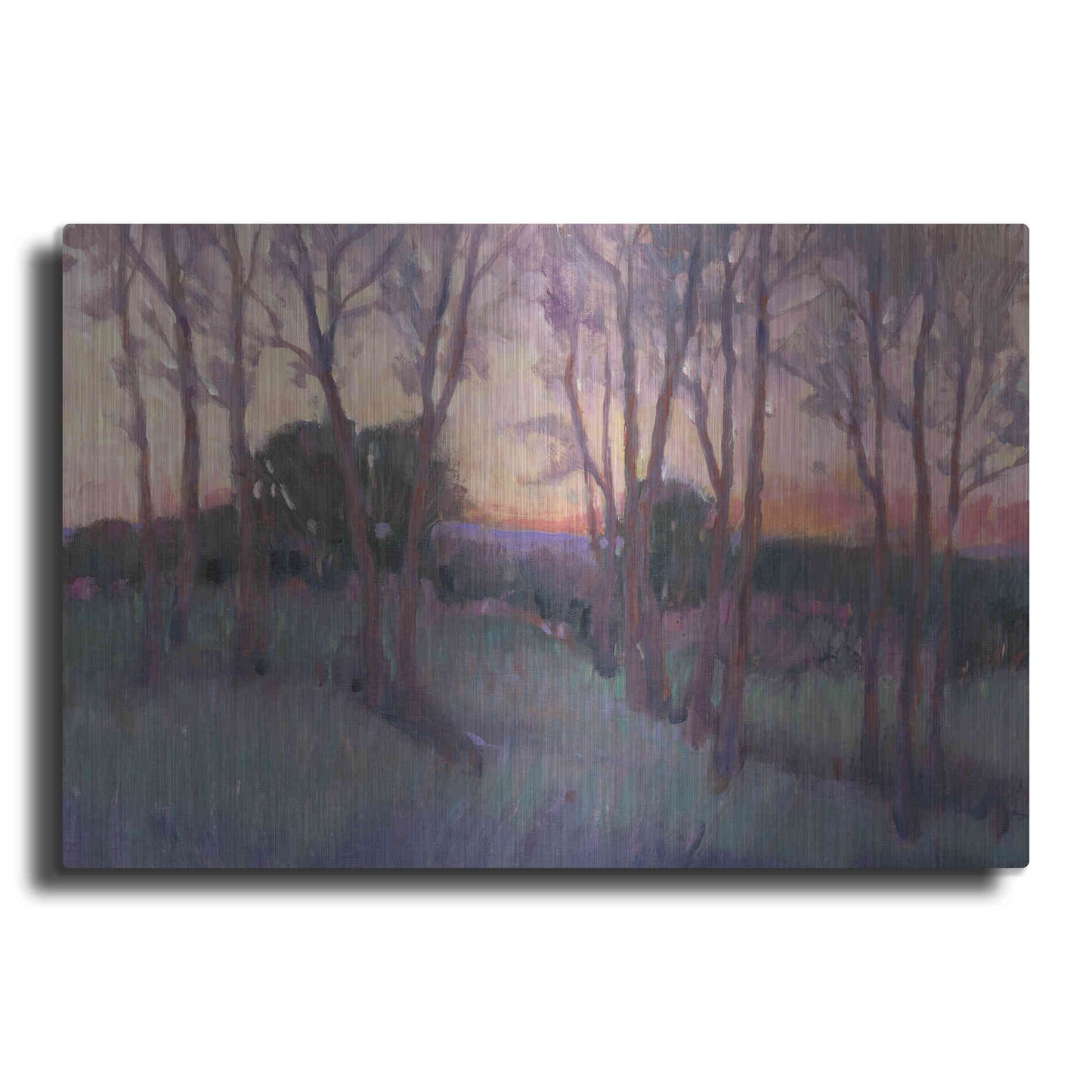 Luxe Metal Art 'Morning Light II' by Tim O'Toole, Metal Wall Art