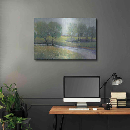 Luxe Metal Art 'Summer Stream I' by Tim O'Toole, Metal Wall Art,36x24